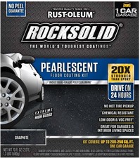 Rust-Oleum 306328 RockSolid Pearlescent 1 Car Garage Floor Coating Kit, Blu