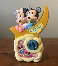 VTG Disney Arco Mickey Mouse Minnie Babies Nursery Crib Musical Wish Upon Star