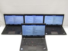Lot of 4 Lenovo ThinkPad T460s 2.40GHz Core i5-6300U 4/8GB RAM 14" FHD NO HDD