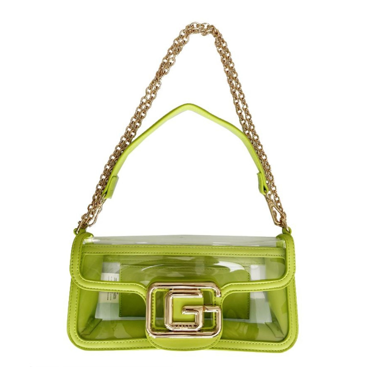 Gaëlle Paris Women's Small Umhängetasche transparent lindgrün
