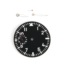 1 Set Fit ETA 6497 Watch Movement Green Luminous 38.9mm Black Watch Dial + Hands