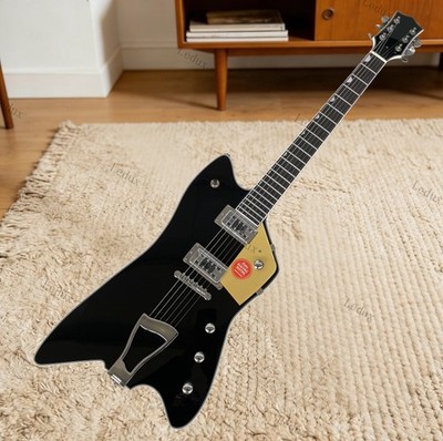 Solid Thunderbird Electric Guitar Stainless Rounded Bone Nut HH Pickups