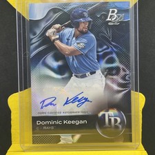 DOMINIC KEEGAN 2023 BOWMAN PLATINUM TOP PROSPECT AUTOGRAPH AUTO TOP-63