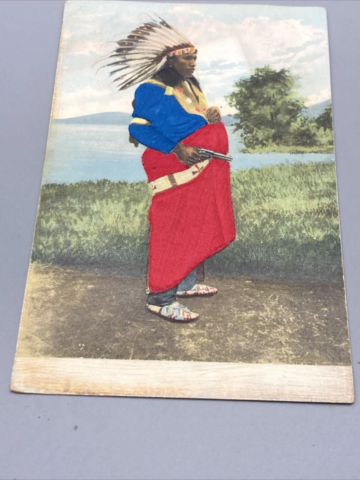 1907 USA Native American Postcard- Unused-*RARE* - Image 3 of 4