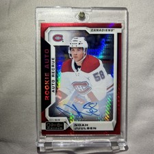 2018 O-Pee-Chee Platinum Rookie Autos Red Prism /50 Noah Juulsen Auto RC