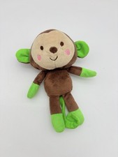 Fisher Price Snugamonkey Plush Lovey Brown Green Snug a Monkey 2016 Mini 7
