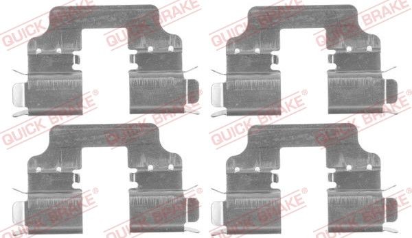 ZubehÖRsatz Scheibenbremsbelag Vorne Hinten Quick Brake 109 1750 FÜR Honda-image