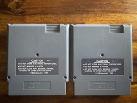 Godzilla & Godzilla 2 Nintendo Nes Cleaned/Tested