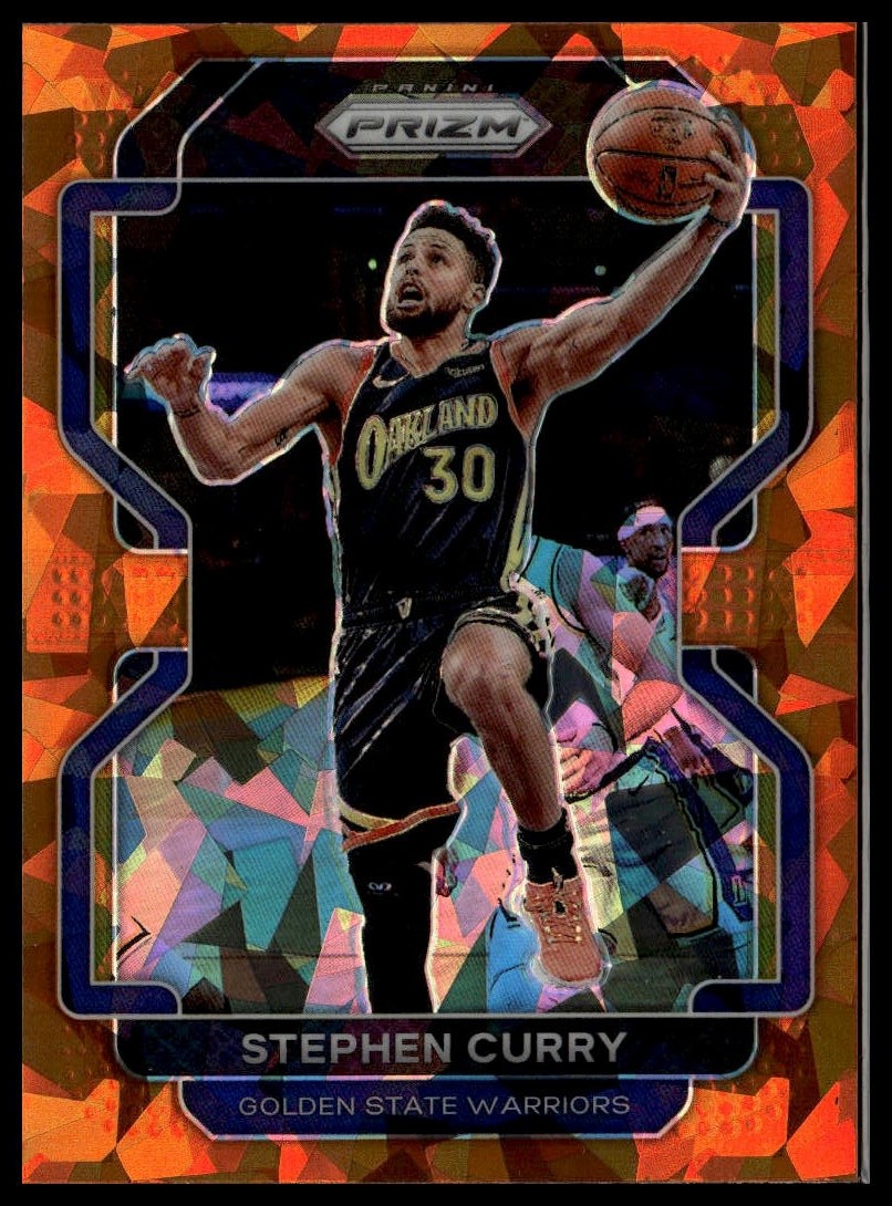 2021-22 Panini Prizm #154 Stephen Curry Pink Ice