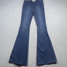 Free People We The Free penny pull on flare jeans women's 25 W28 L32.5 blue