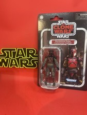 STAR WARS TVC VINTAGE CLONE WARS MANDALORIAN SUPER COMMANDO CAPTAIN - VC246