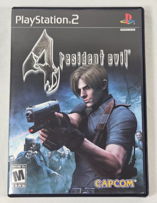 Capcom Resident Evil 4 PS2 Manual Included  2005 M-Mature Black Label tested