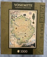 Yosemite National Park 1000 Piece Jigsaw Puzzle Xplorer Maps New
