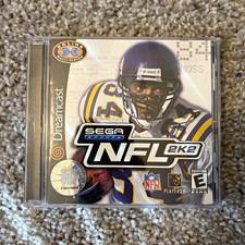 SEGA NFL 2K2 Sega Dreamcast Original Jewel Case NTSC-U/C Multiplayer Online