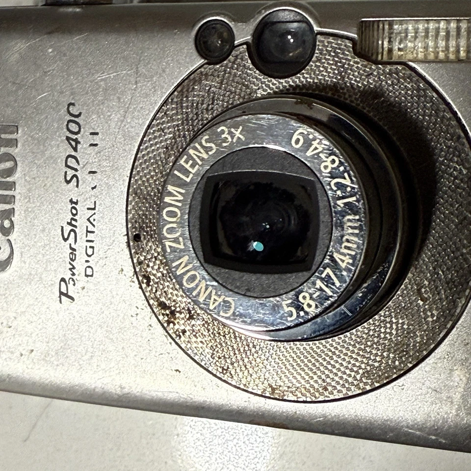 佳能 Powershot SD400 数码 ELPH 相机,电池,断屏 适合零件 阅读 — 第 4/4 张图片