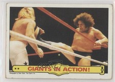 1985 Topps WWF Andre the Giant Big John Studd #48 0b3