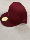 Mets New Era 59FIFTY Red Solid Fitted Baseball Cap Hat, Unisex Adults Size 8 — photo 2