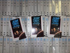 Star Trek Next Generation Sealed VHS Tape Full Series 87 Tapes Seasons 1-7