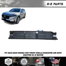 Fit 2023-2025 Honda CRV Front Grille Radiator Air Duct Shutter W/O Motor