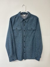 Men's White Stuff Darwen Grindle Shirt Mid Blue Long Sleeve Size Large