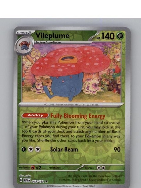 Vileplume #45 (Scarlet & Violet 151 (2023))