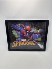 Marvel Comic Walls Spider-Man 3D Framed Shadow Box Wall Art 12.5x15