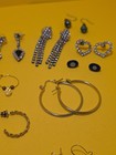 22 Pairs MCM Retro Vintage Fun Pierced Earrings Rhinestones Faux Pearls Beaded — photo 7