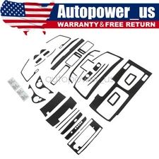 31 pieces For 2013-2017 Honda Accord Carbon Fiber Full Interior Kit Cover Trim