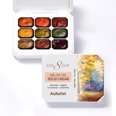 Cre8tion Nail Art Gel Solid Cream * Pick your Collection*