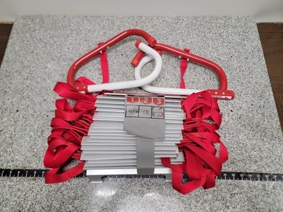 Kidde Fire Escape Ladder, 2-Story Rope Ladder, Extends to 13-Feet, Anti-Slip Run