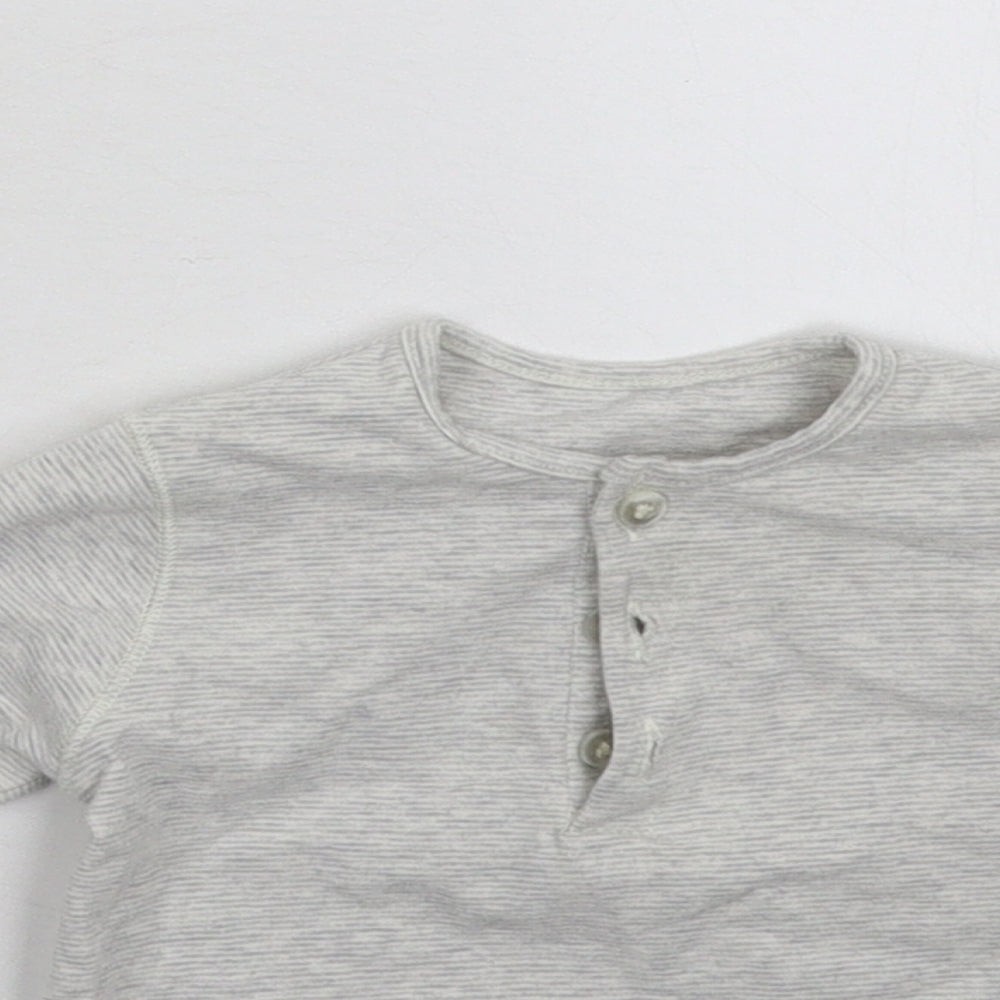 Baby UK Size 3-6 Months George Grey Basic T-Shirt image 3