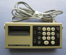 Vintage Sanyo Mini Electronic Desktop Calculator Model ICC-811 for PARTS/REPAIR