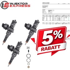 3x 0414720035 Pumpe Düse Einheit PDE Seat Ibiza (6L1) Skoda Arosa (6H1) 1.4 TDi