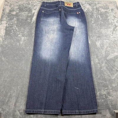 Vintage Y2K Southpole Jeans Mens 34x31 Wide Leg Red Tab Super Baggy **READ**