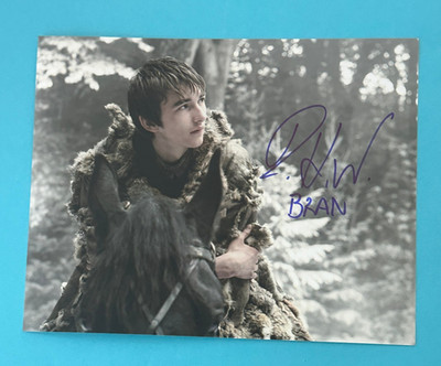 Isaac Hempstead Wright   -   Game of Thrones  -  signed, original Autogramm !!!