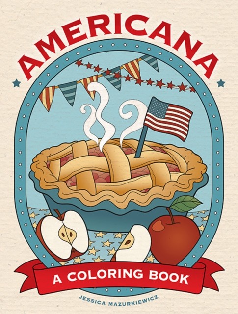 Americana: A Coloring Book by Jessica Mazurkiewicz (Paperback Book) - Image 5