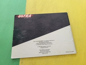 Nintendo NES Instruction Manual Cyber Stadium Series Base Wars