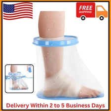 Waterproof Foot Cast Cover for Shower Adult Shower Boots for Foot after Surgery