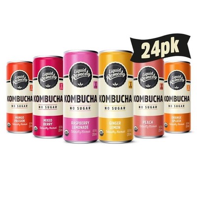 Liquid Remedy Kombucha Sugar Free Organic Drink, Low Calorie, Probiotic Like ...