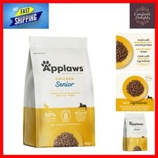 All-Natural Senior Cat Food - 400g Chicken Kibble for Allergens-Free Diets 24.98 per kilo