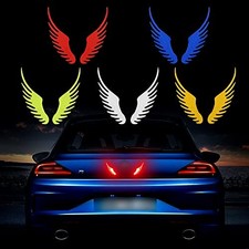 5 Pair Reflective Angel Wings Stickers for Car Safety Warning High-Intensity