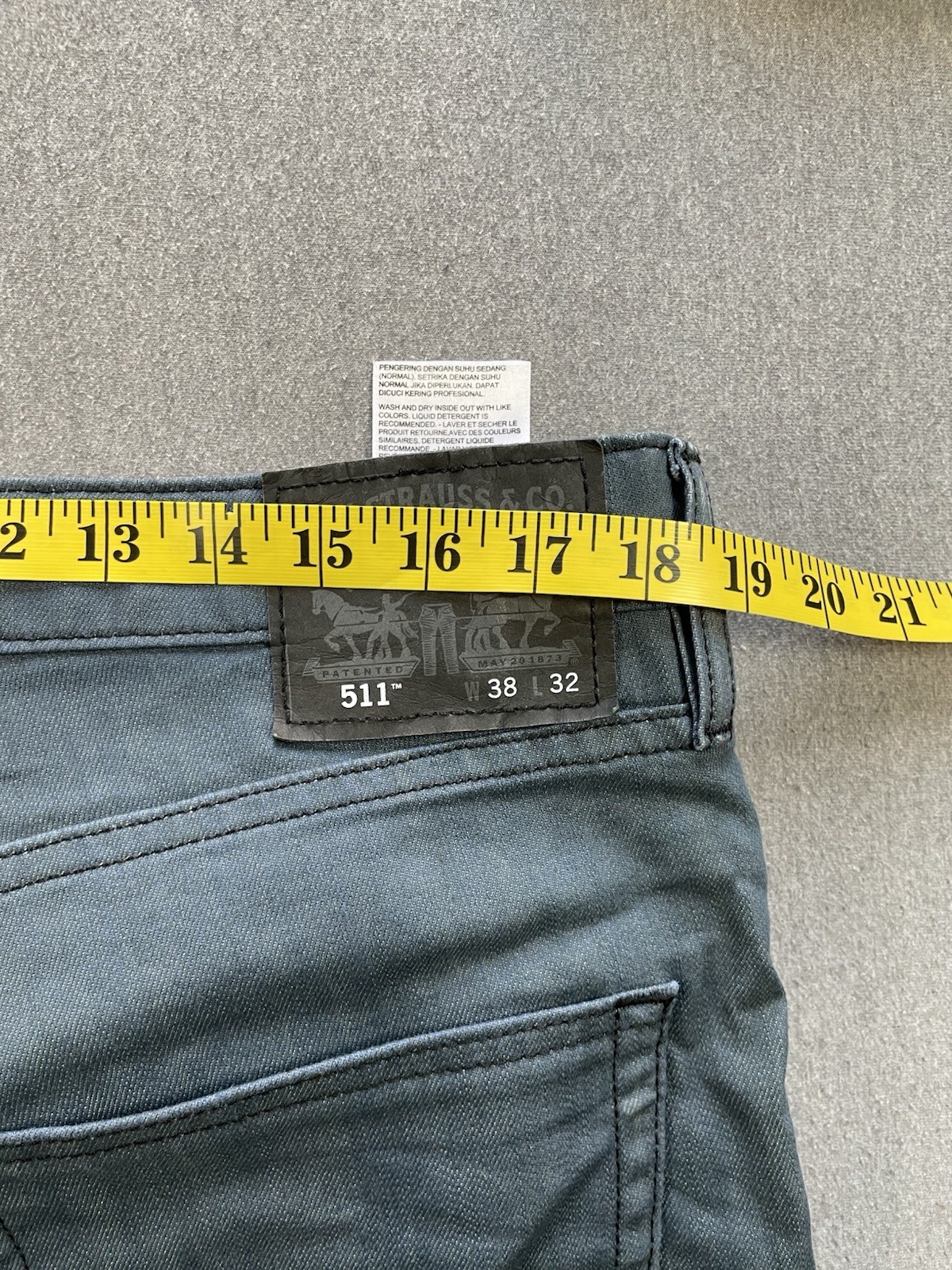 Levi’s 511 Custom Colorful Flower Patchwork Denim… - image 10