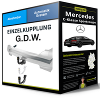Abnehmbare AnhäNgerkupplung für Mercedes C-Klasse Sportcoupe 18- Typ C205 G.D.W.