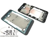 Original Htc Desire 610 Front GehäUse Cover F. Display Kleber Rahmen, Schwarz