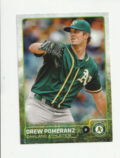 2015 Topps Drew Pomeranz 5x7 Oakland Athletics Online G988