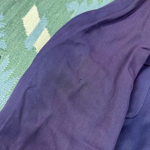 Chaqueta Ricky Gabardina Gabardina De Colección Años 50 Púrpura Rockabilly Talla 34 - Imagen 5 de 13