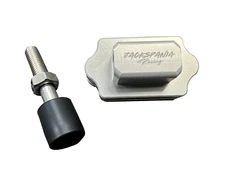 Universal Adjustable Billet Race Clutch Pedal Petal Stopper Plate Bracket Crank