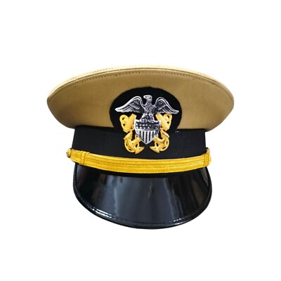 Usa Navy Warrant Officer Cap / Lieutenant Commander Hat / Cap All Size Available