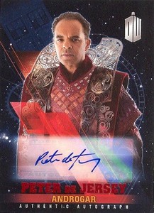 Doctor Who Timeless Red Foil Parallel Autograph Peter de ...