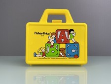 Vintage 1979 Fisher Price Play 638 ABC Lunch Box  Thermos Set IMMACULATE GI Joe